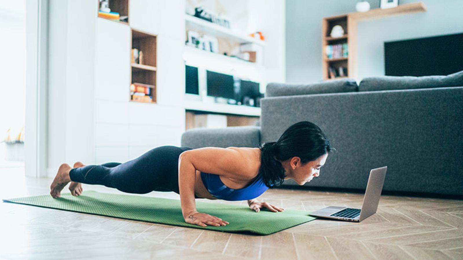 Importance of home exercise while being isolated