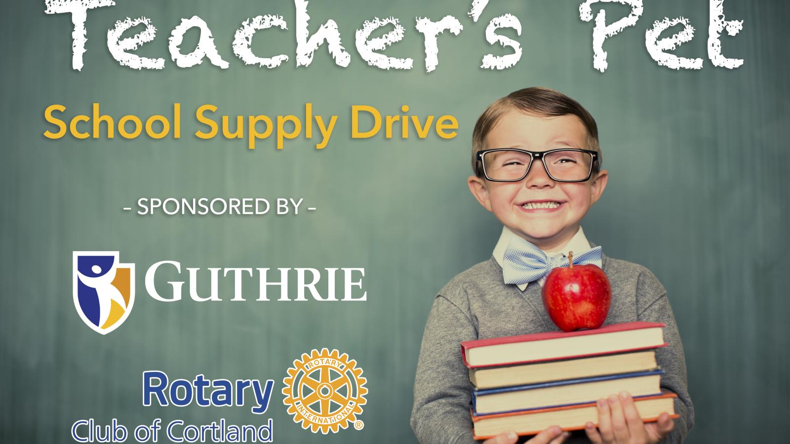 Guthrie and Rotary Club of Cortland Join Forces for School Supply Drive