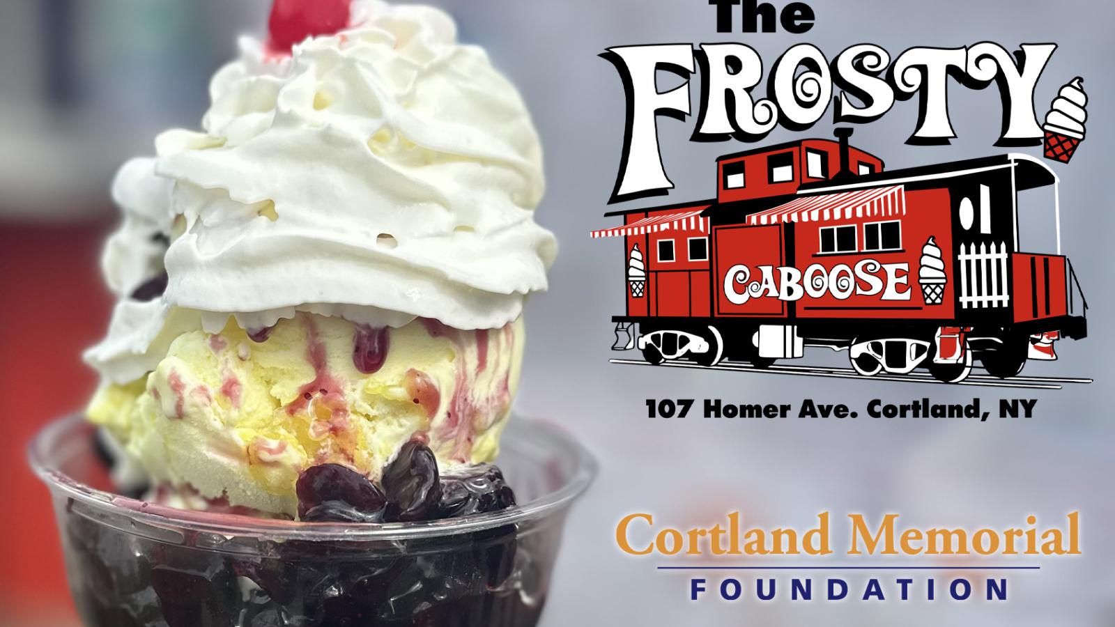 The Frosty Caboose Offers Tasty Summer Treat in Support of Cortland Memorial Foundation's Nicholas Renzi Cancer Care Fund