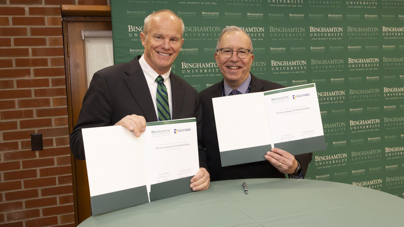 Binghamton University Announces New Research Collaboration with The Guthrie Clinic