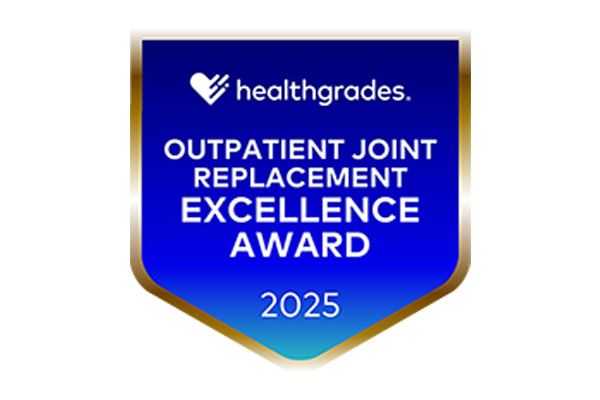 Top 10% in the nation for Outpatient Joint Replacement