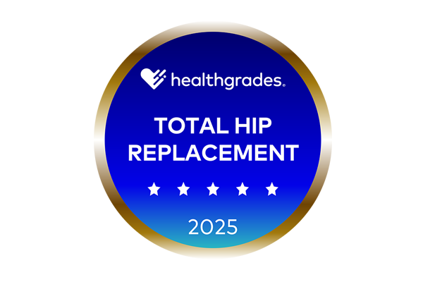 Five-Star Recipient for Total Hip Replacement