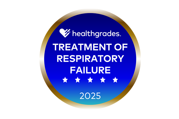 Five-Star Recipient for Treatment of Respiratory Failure