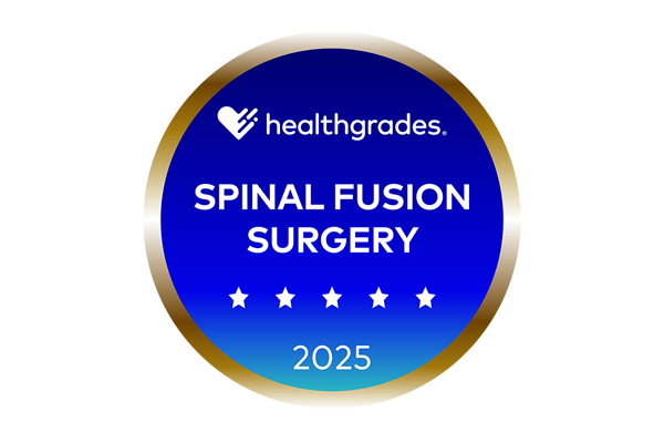 Five-Star Recipient for Spinal Fusion Surgery