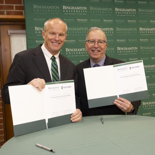 Binghamton University Announces New Research Collaboration with The Guthrie Clinic