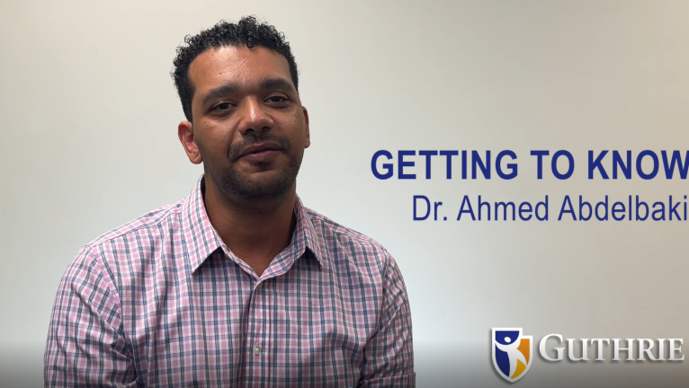 Get to know Ahmed Abdelbaki, MD, from Guthrie Interventional Radiology