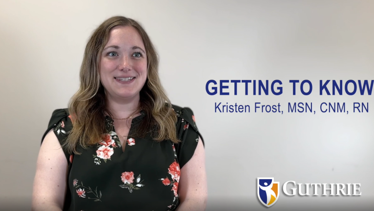 Get to know Kristen Frost, MSN, CNM, RN at Guthrie Cortland Obstetrics & Gynecology