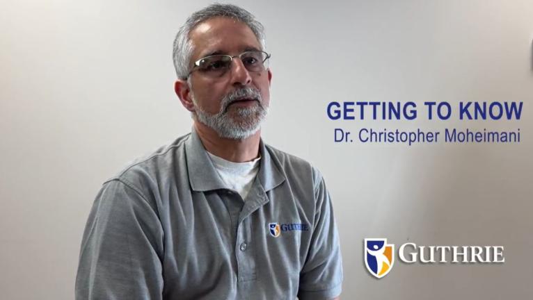 Get to Know Dr. Christopher Moheimani from Guthrie Cortland General Surgery