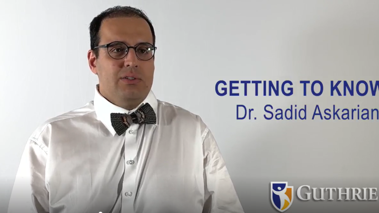 Get to know Sadid Askarian, DO at Guthrie Gastroenterology & Hepatology